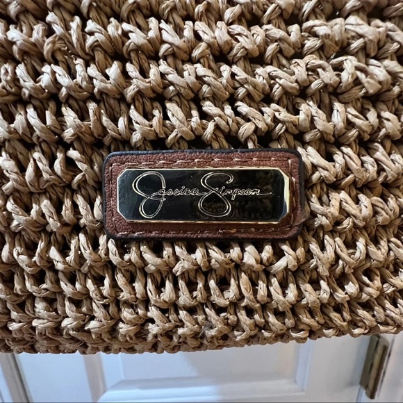 Jessica Simpson St. Pete Straw Tote - Toast Blue - Picture 6 of 12